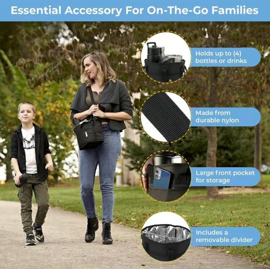 4 Drink Holder with Strap